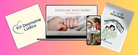 Combo Kit Desmame Lúdico — material digital da Dra. Bruna Jovino para desmame gentil