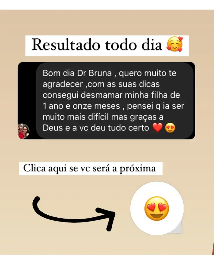 Depoimento real de mãe que fez o desmame sem choro com o Kit da Dra. Bruna Jovino — print 7